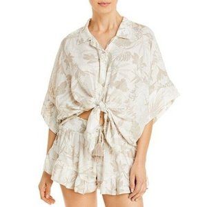 SURF GYPSY Womens Small Printed Tunic Top Swim Beach Cover Up